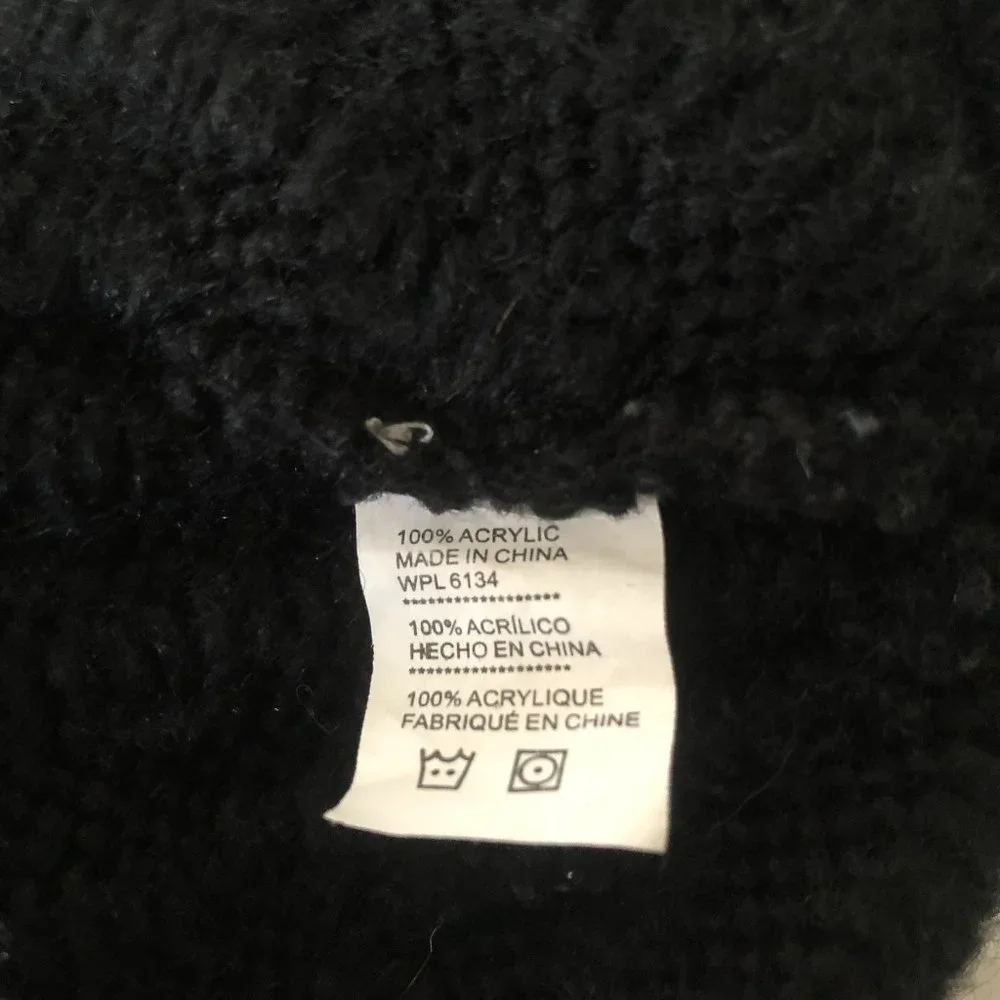 2 for $10!! 🎁Women's Warm Black Knit Stocking Hat